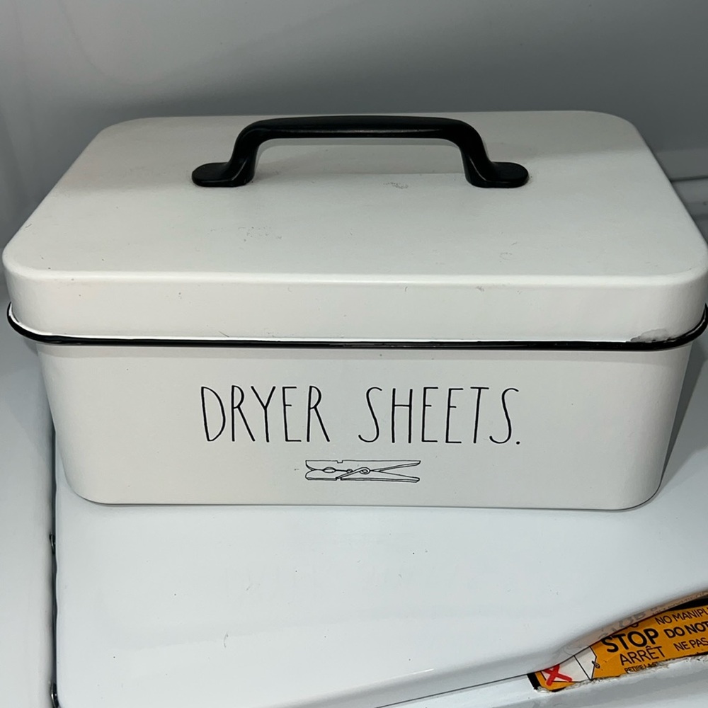 Rae Dunn dryer sheet box